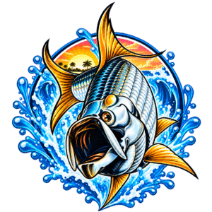 Fort Myers Florida Fishing tarpon logo